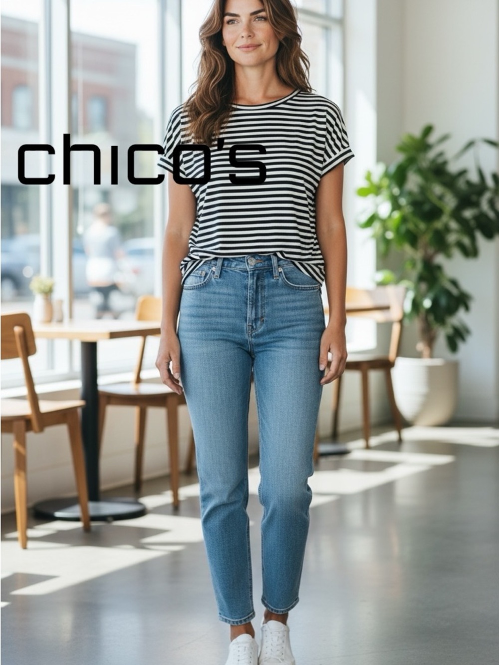 Chico’s Striped Top